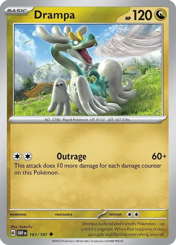 Obsidian Flames  161/197 Drampa