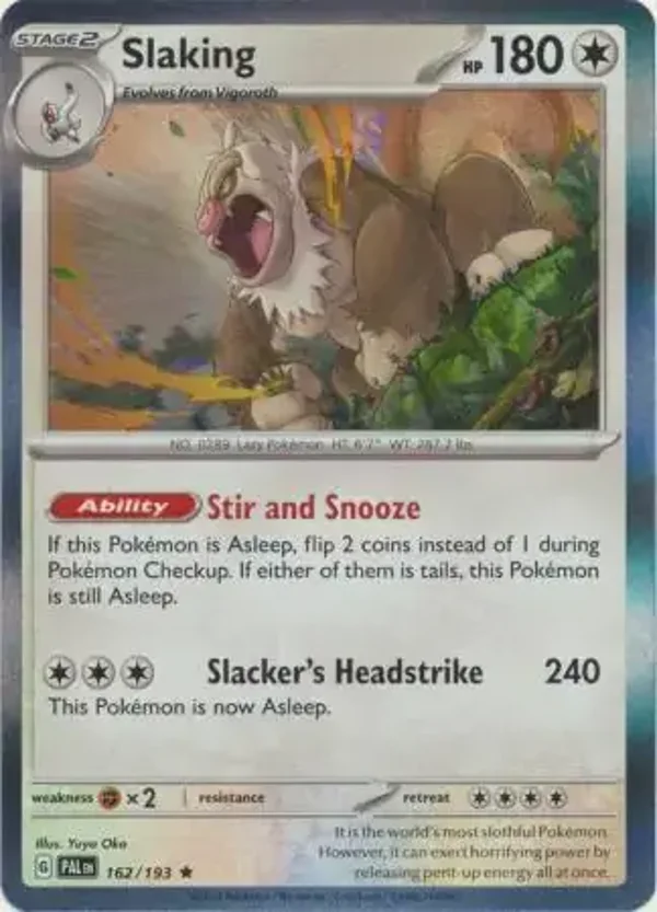Paldea Evolved  162/193 Slaking
