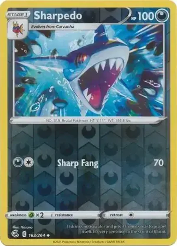 Fusion Strike  163/264 Sharpedo Rev Holo