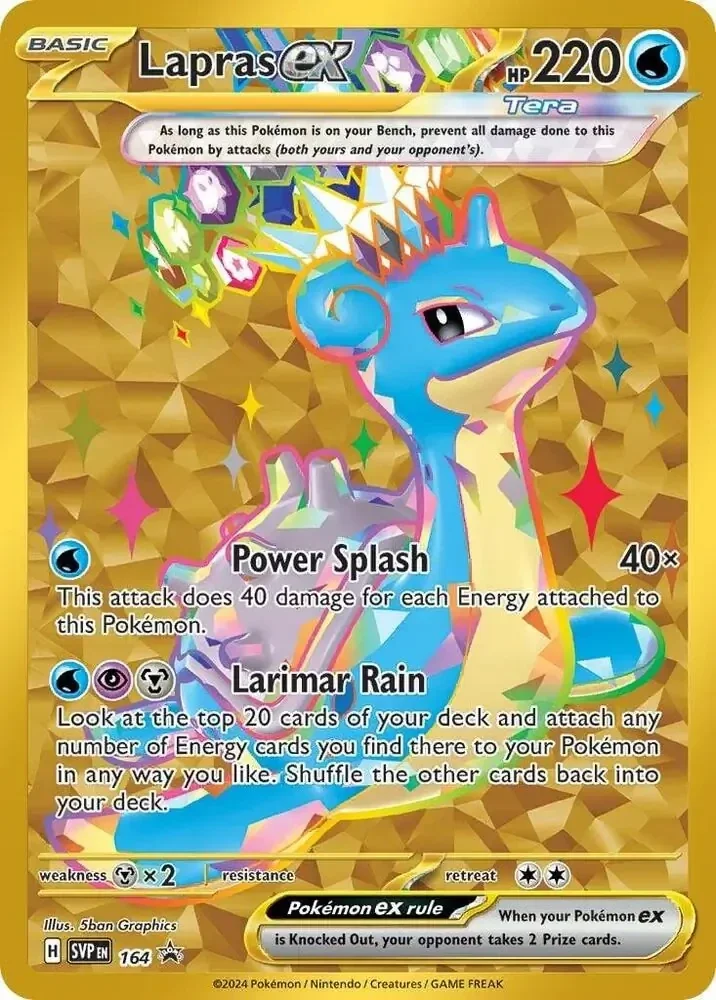 Promo SVP 164 Lapras Ex