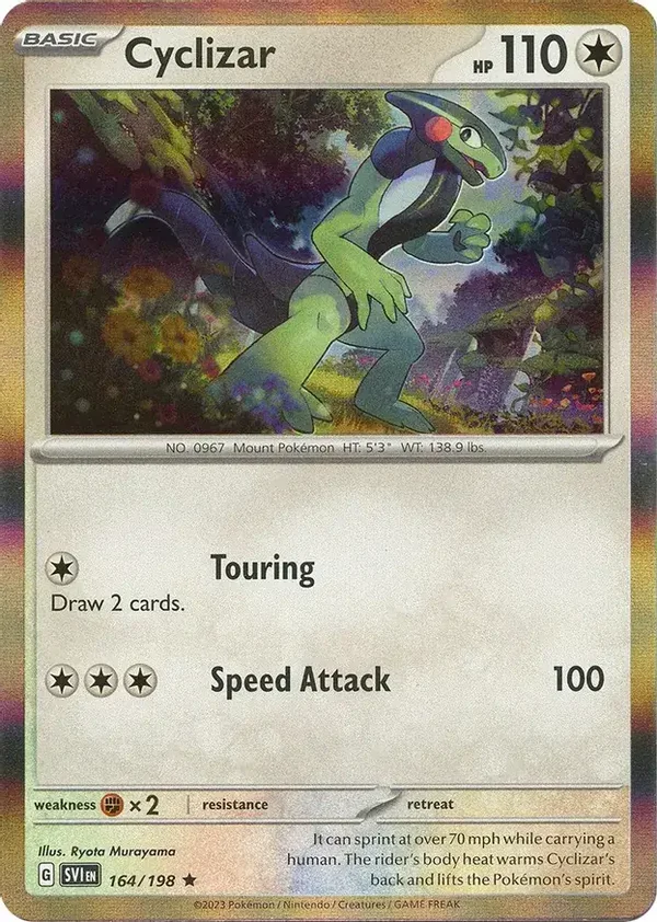 Scarlet & Violet  164/198 Cyclizar Holofoil