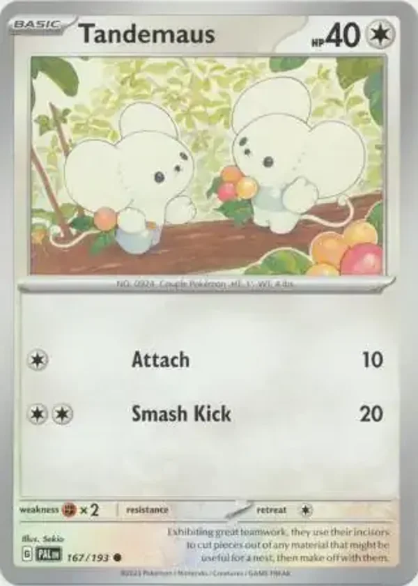 Paldea Evolved  167/193 Tandemaus