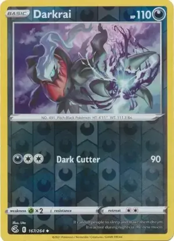 Fusion Strike  167/264 Darkrai Rev Holo