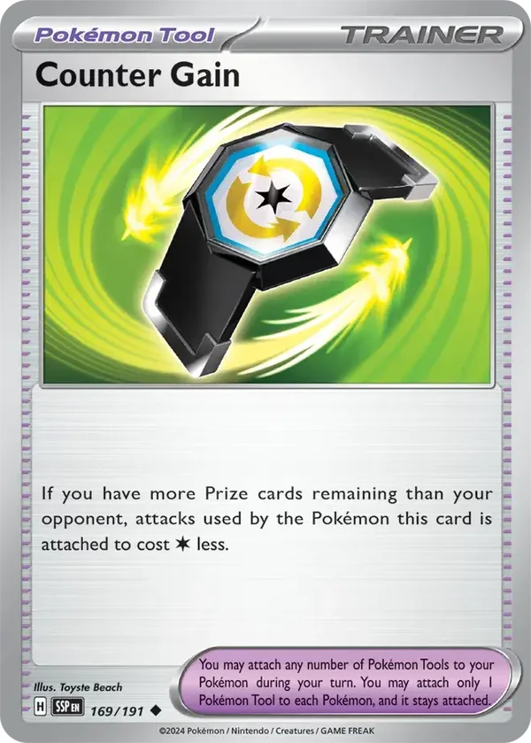 Surging Sparks  169/191 Counter Gain