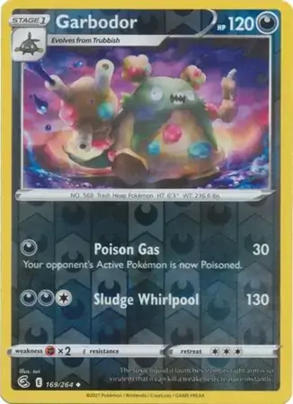 Fusion Strike  169/264 Garbodor Rev Holo