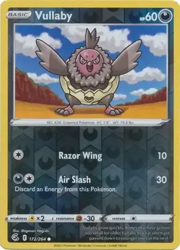 Fusion Strike  172/264 Vullaby Rev Holo