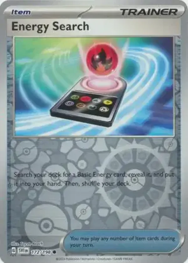 Scarlet & Violet  172/198 Energy Search Rev Holo