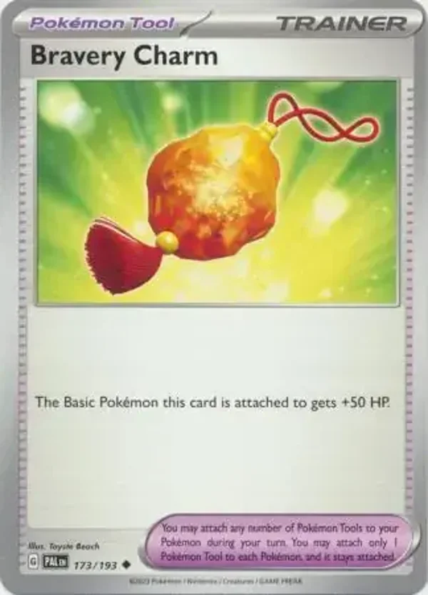 Paldea Evolved  173/193 Bravery Charm