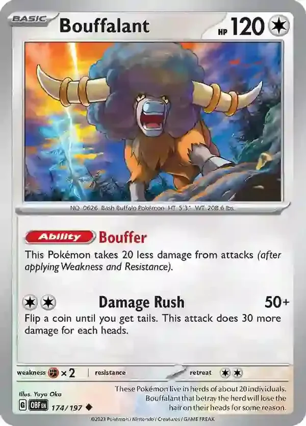 Obsidian Flames  174/197 Bouffalant