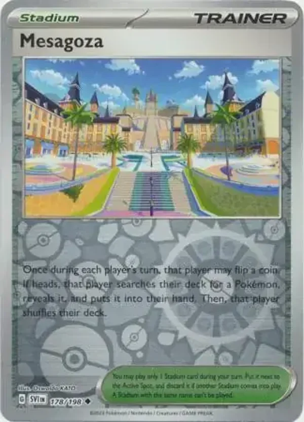 Scarlet & Violet  178/198 Mesagoza Rev Holo