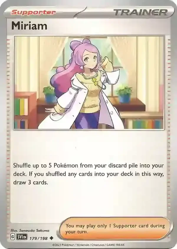 Scarlet & Violet  179/198 Miriam
