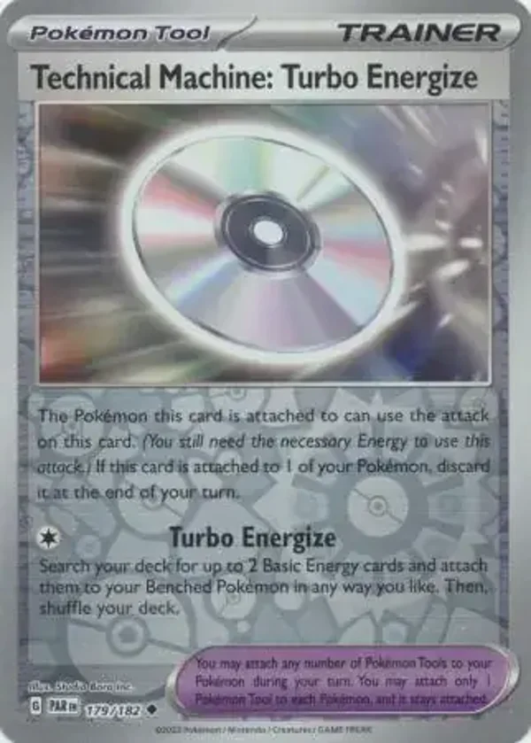 Paradox Rift  179/182 Technical Machine: Turbo Energize Rev Holo
