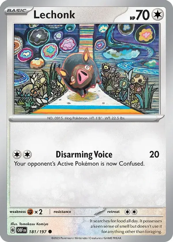 Obsidian Flames  181/197 Lechonk