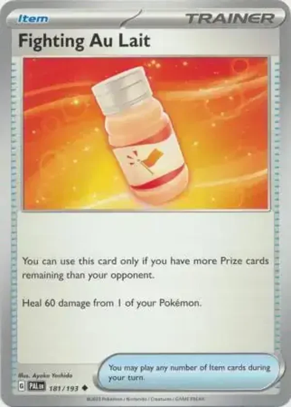 Paldea Evolved  181/193 Fighting Au Lait