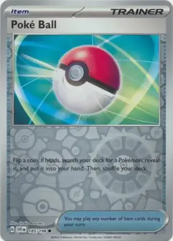 Scarlet & Violet  185/198 Poke Ball Rev Holo