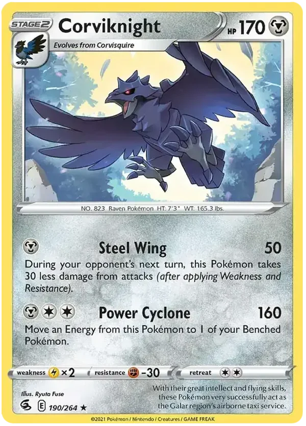 Fusion Strike  190/264 Corviknight