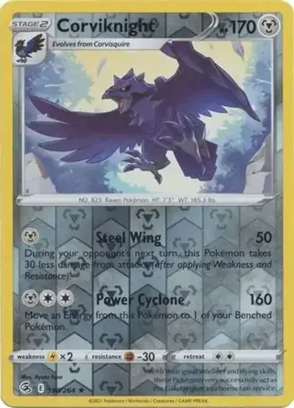 Fusion Strike  190/264 Corviknight Rev Holo