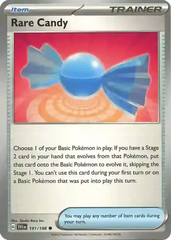 Scarlet & Violet  191/198 Rare Candy