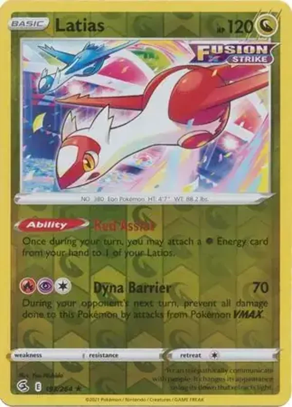 Fusion Strike  193/264 Latias Rev Holo