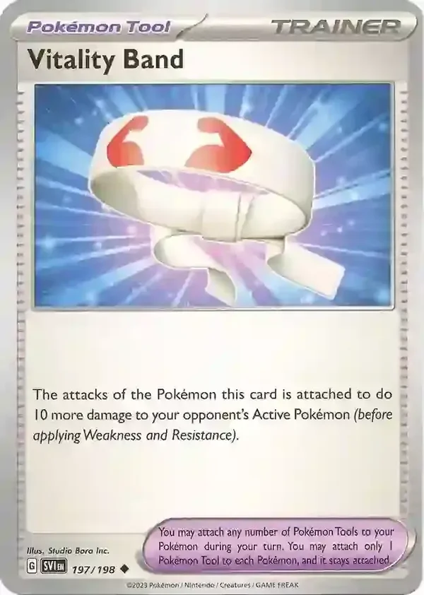 Scarlet & Violet  197/198 Vitality Band