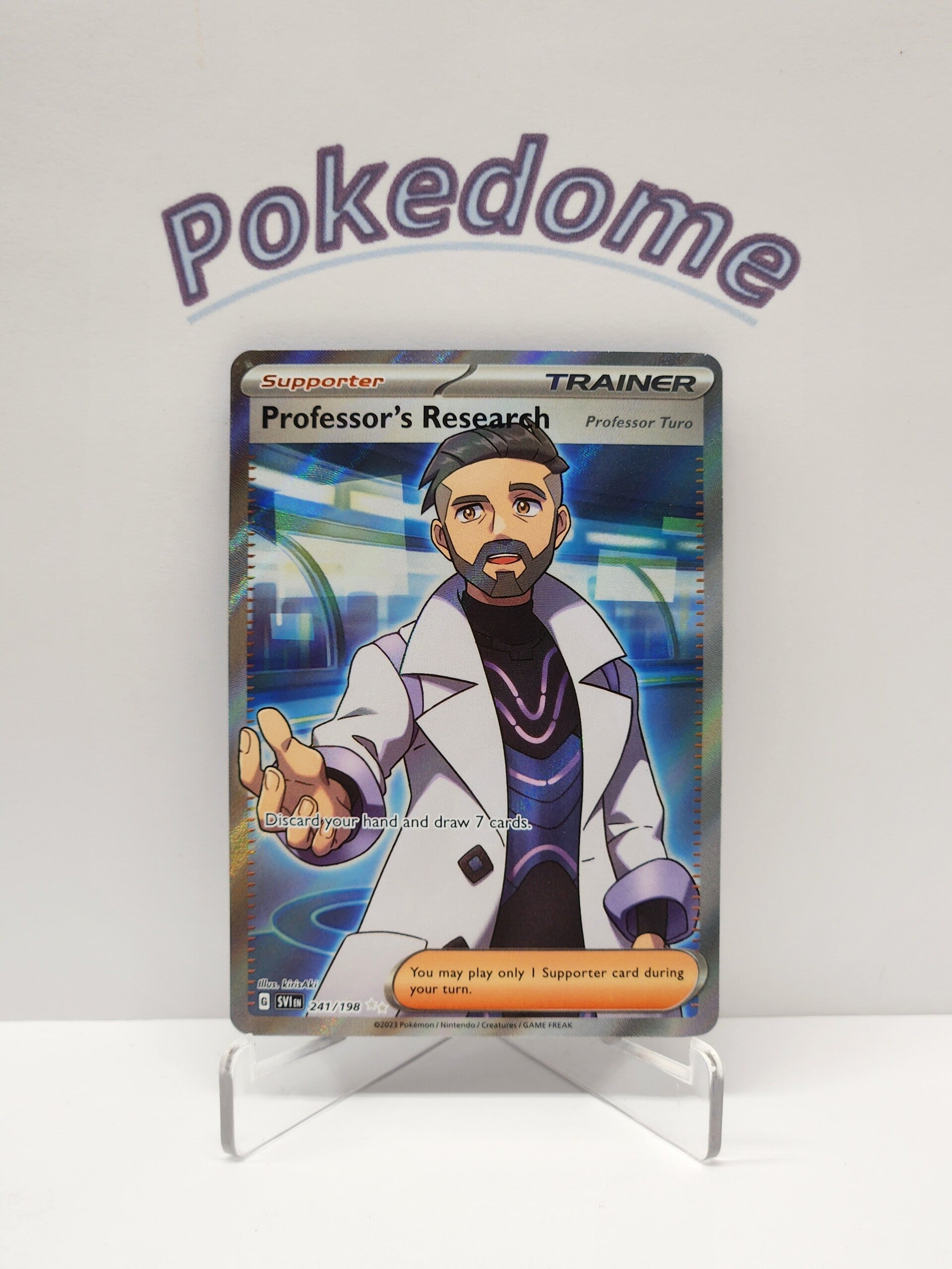 Scarlet & Violet  241/198 Professor's Research Professor Turo