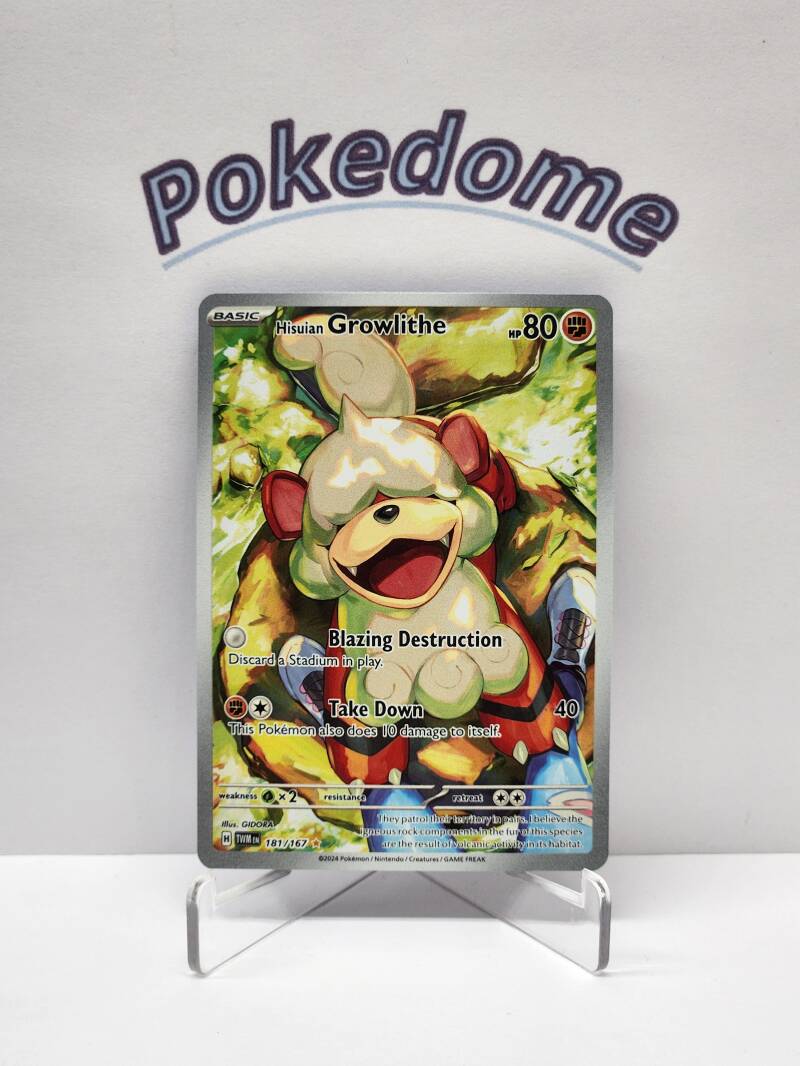 Twilight Masquerade  181/167 Growlithe