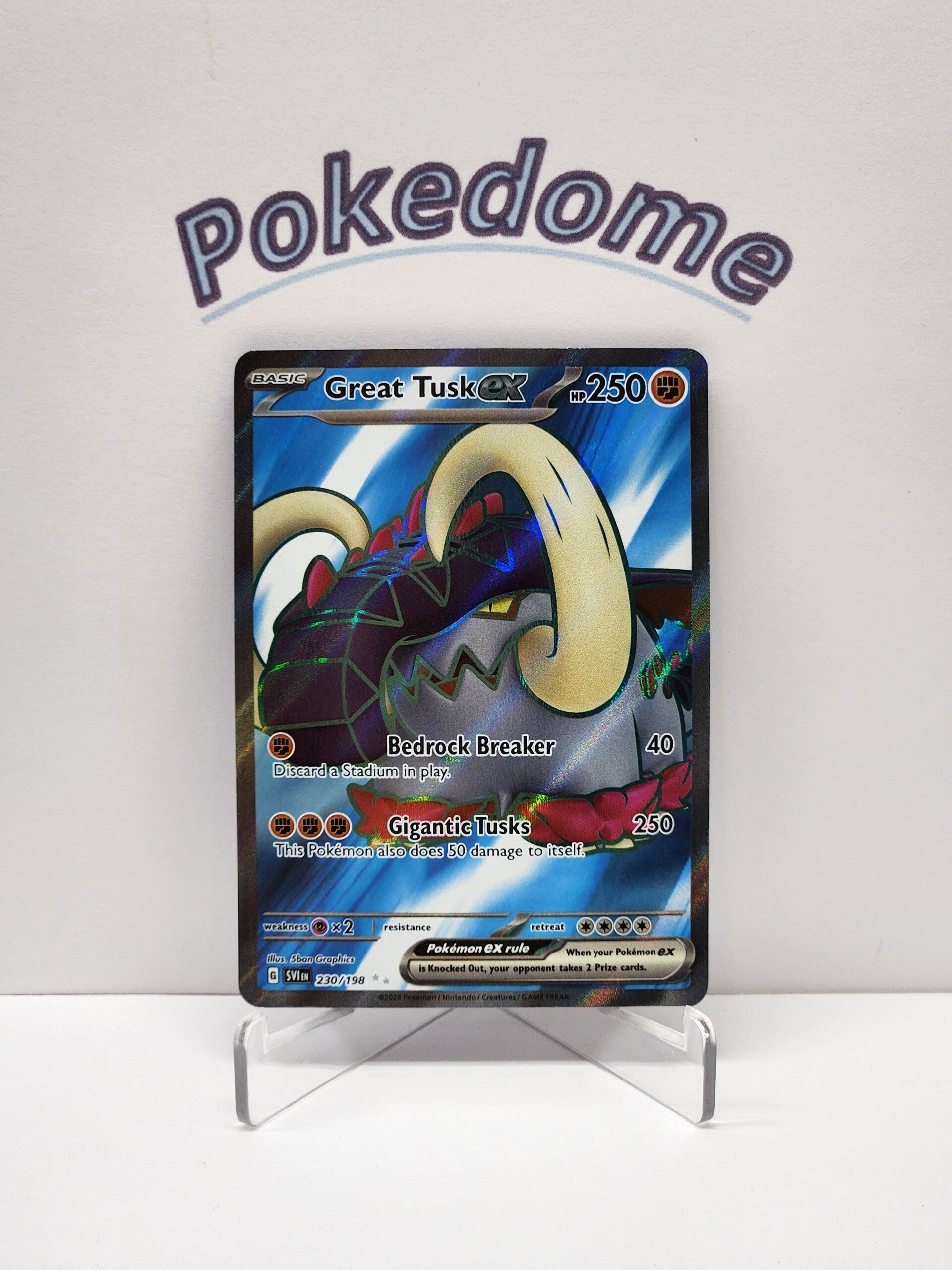 Scarlet & Violet  230/198 Great Tusk Ex