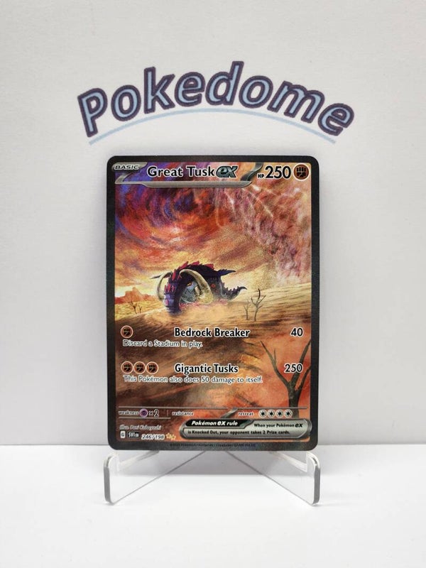 Scarlet & Violet  246/198 Great Tusk Ex