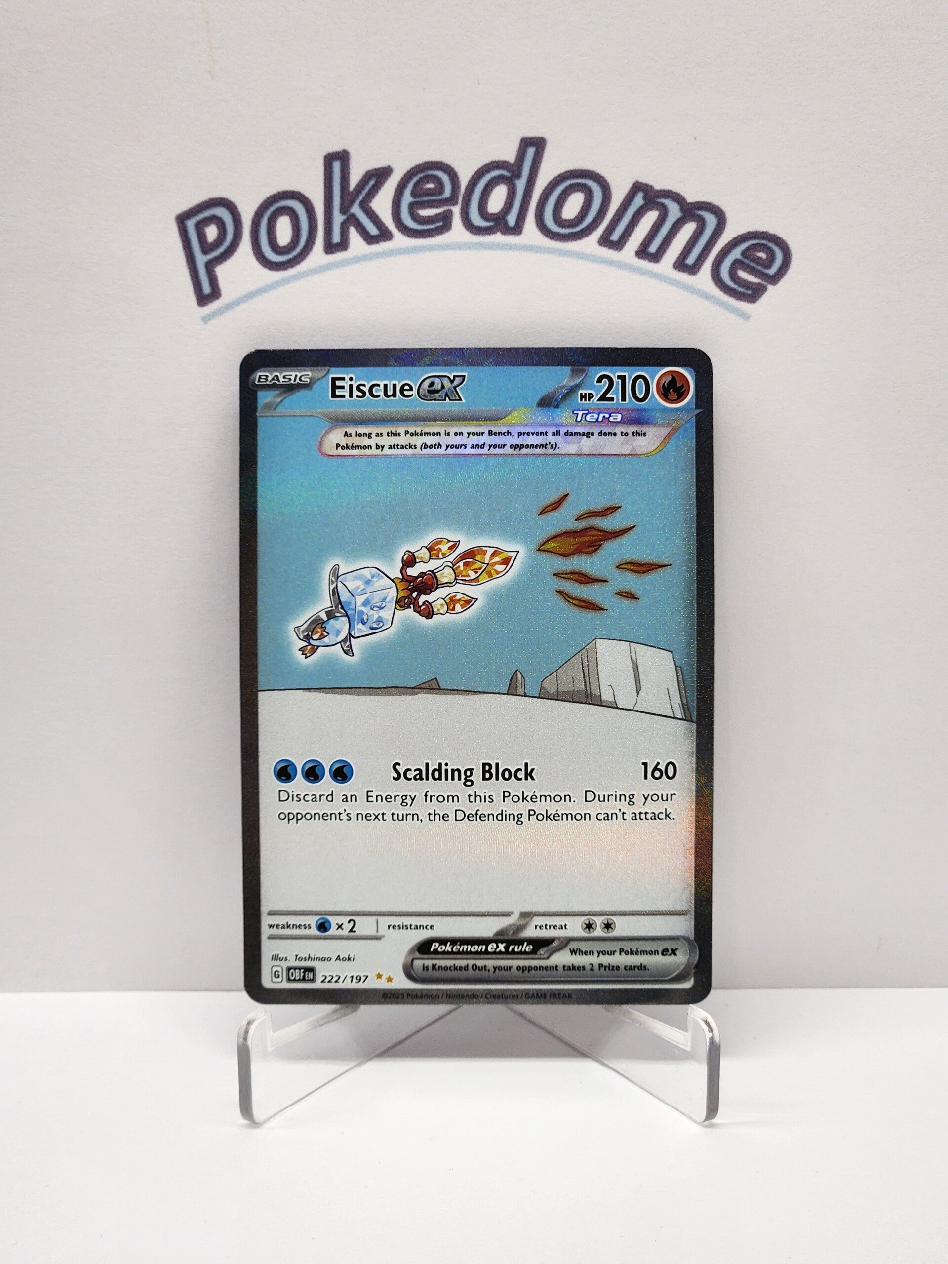 Obsidian Flames  222/197 Eiscue Ex