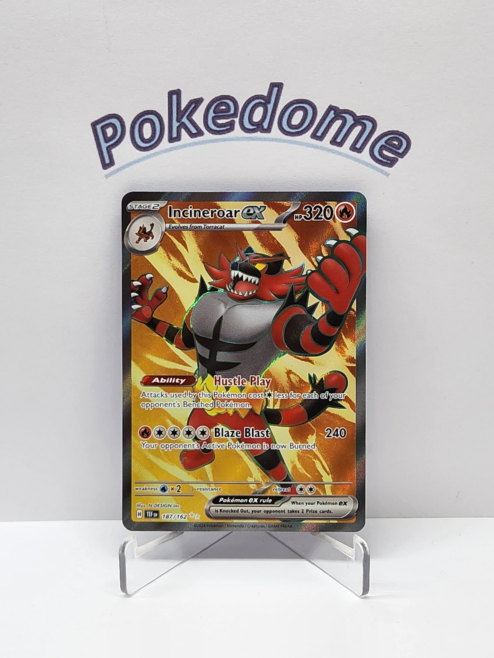 Temporal Forces  187/162 Incineroar Ex