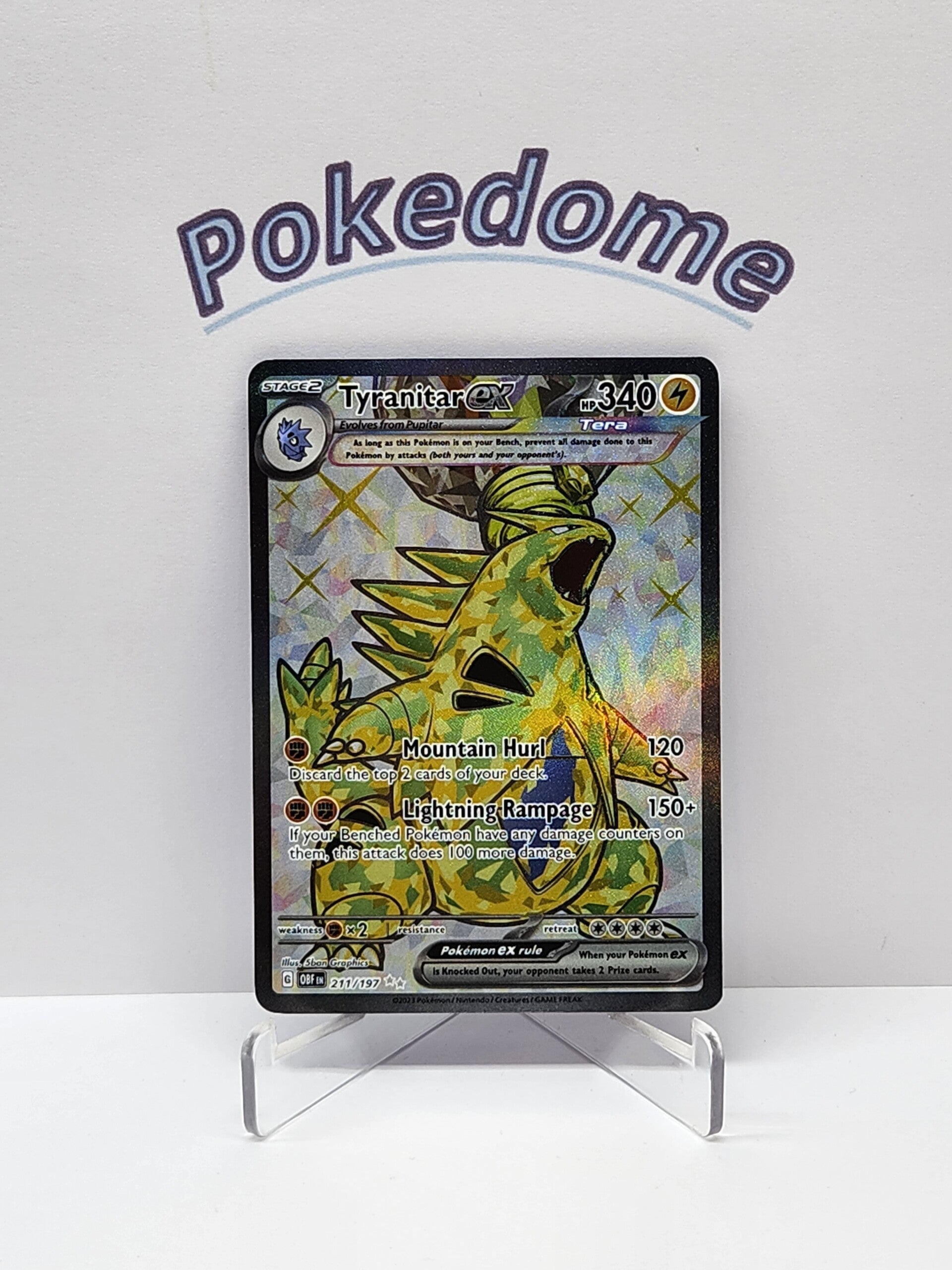 Obsidian Flames  211/197 Tyranitar Ex