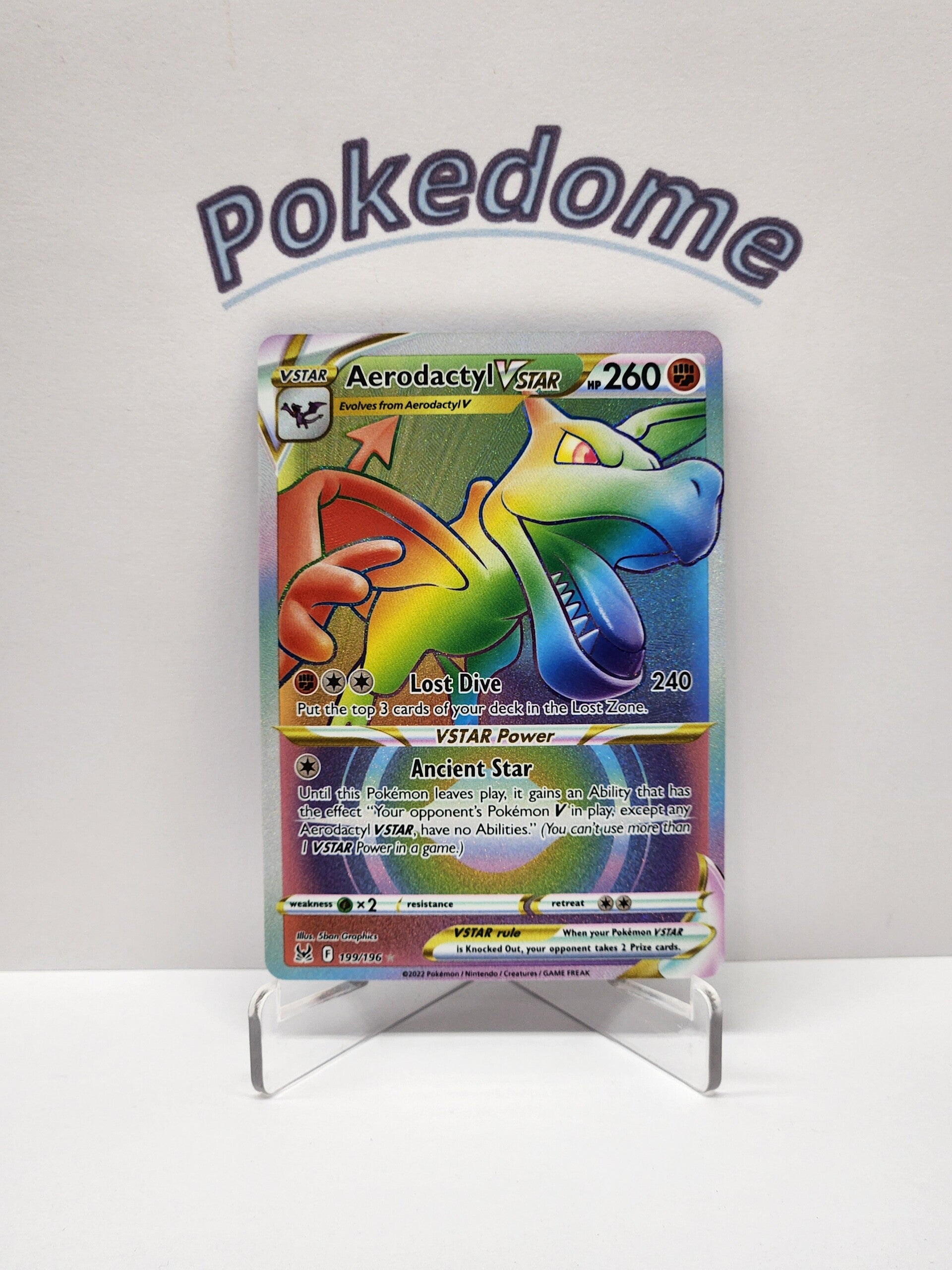 Lost Origin  199/196 Aerodactyl Vstar