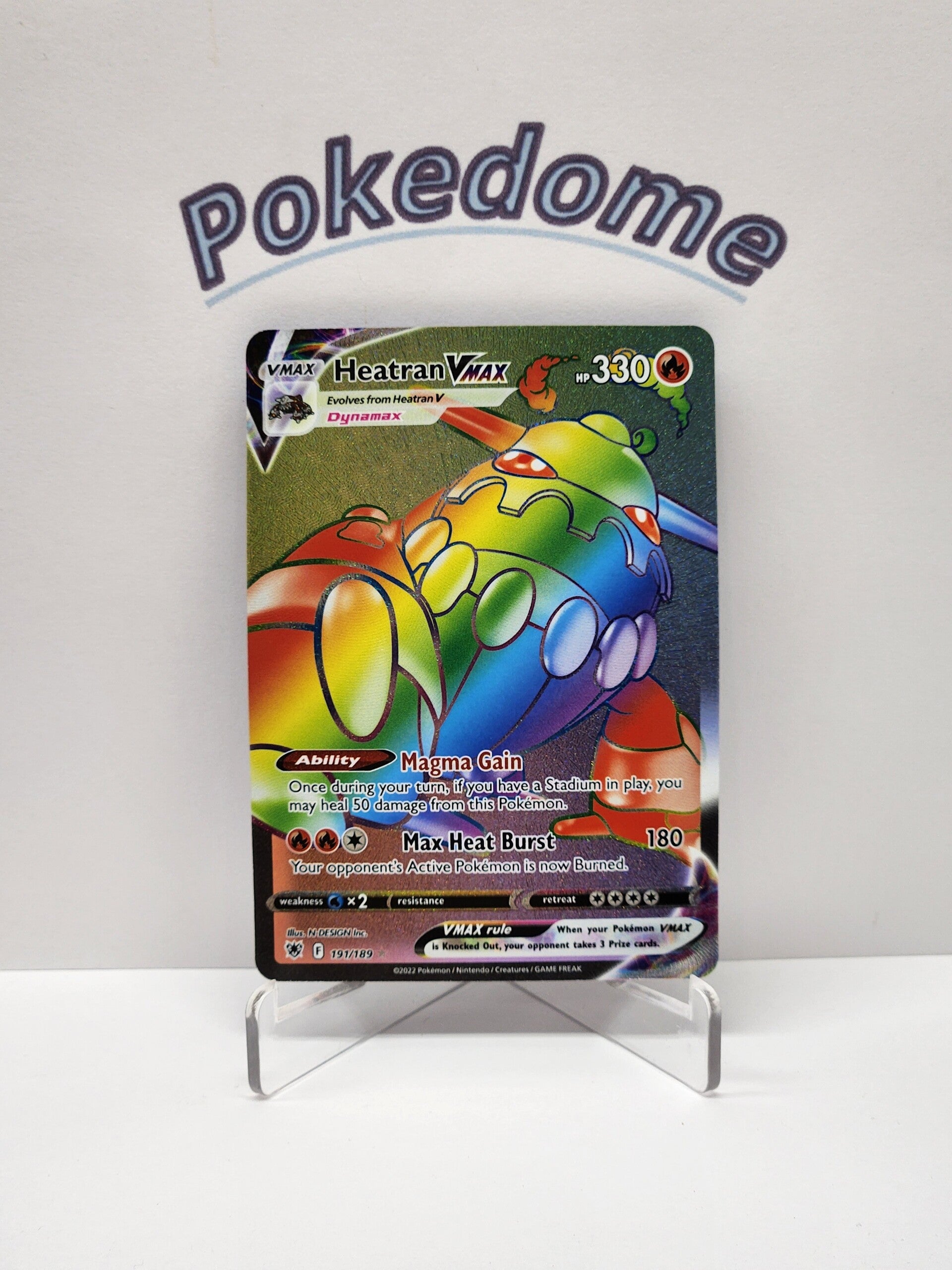 Astral Radiance  191/189 Heatran Vmax