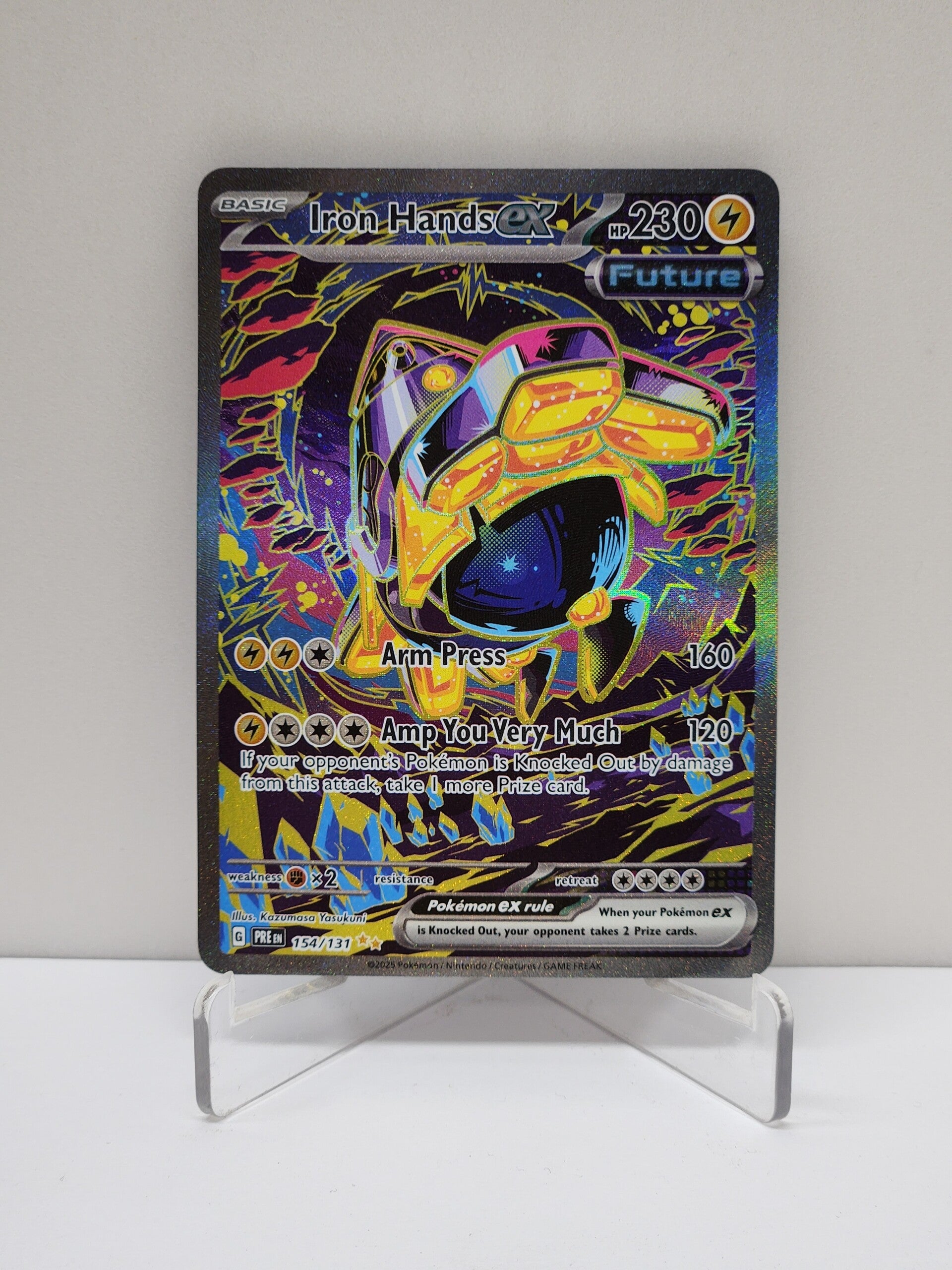 Prismatic Evolutions  154/131 Iron Hands Ex