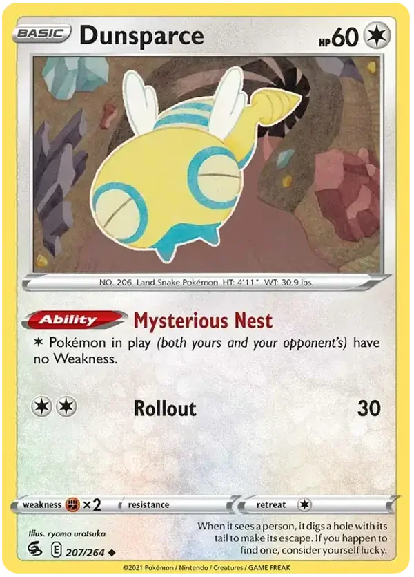 Fusion Strike  207/264 Dunsparce
