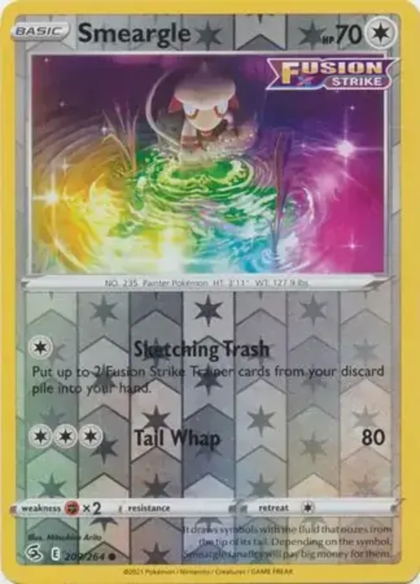 Fusion Strike  209/264 Smeargle Rev Holo