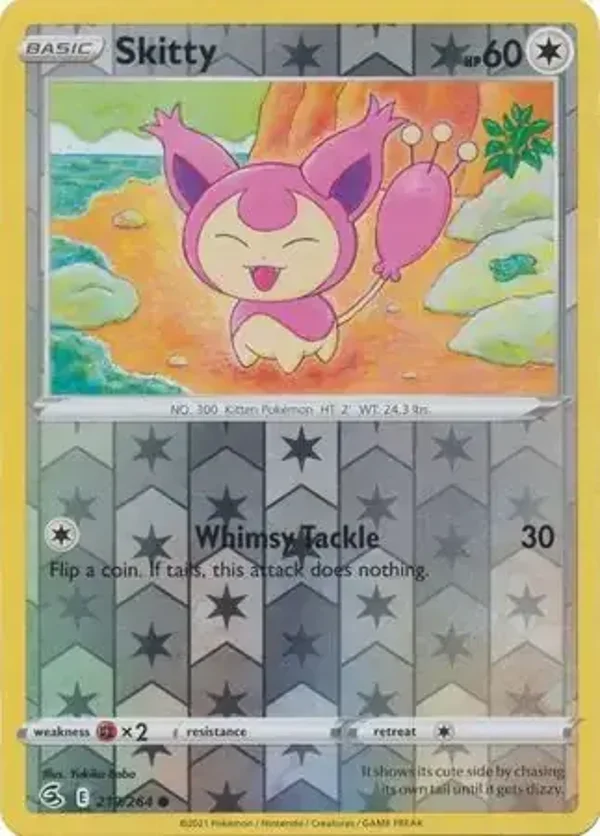 Fusion Strike  210/264 Skitty Rev Holo
