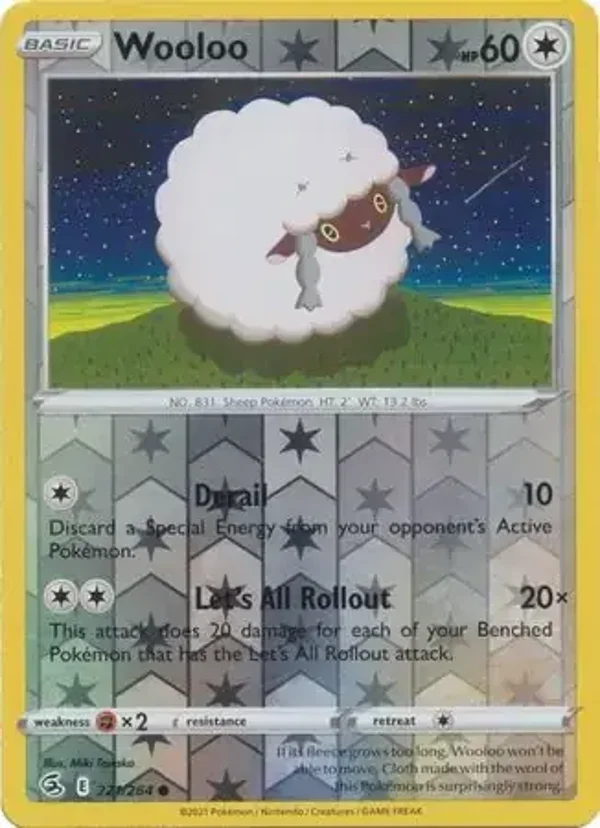 Fusion Strike  221/264 Wooloo Rev Holo