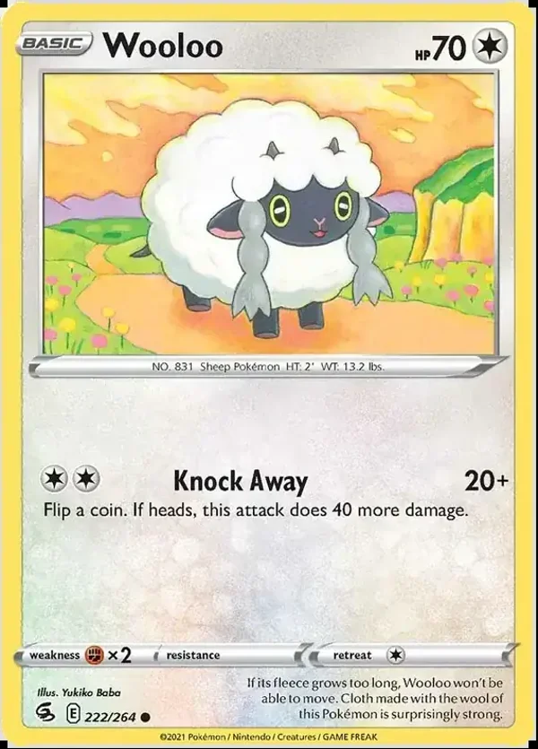 Fusion Strike  222/264 Wooloo