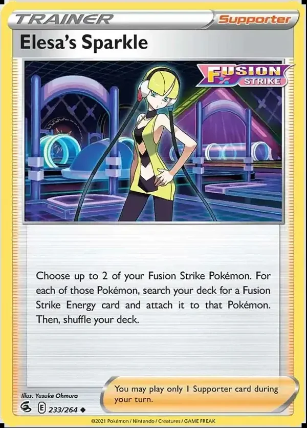 Fusion Strike  233/264 Elesa's Sparkle