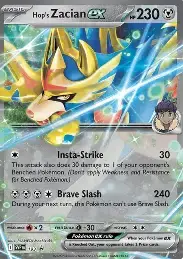 Promo SVP 193  Hop's Zacian Ex