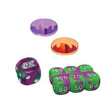 Shrouded Fable Dice and Damage Counters