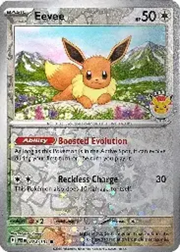 Prismatic Evolutions  074/131 Eevee (Pokemon day)