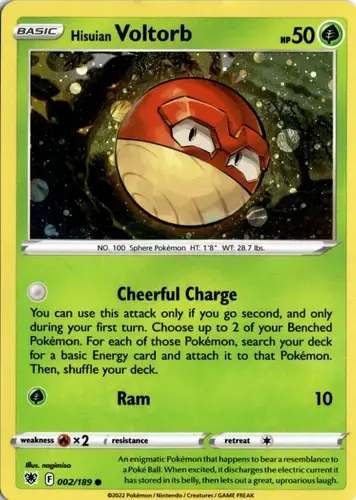 Astral Radiance  002/189 Hisuian Voltorb  (Cosmos)