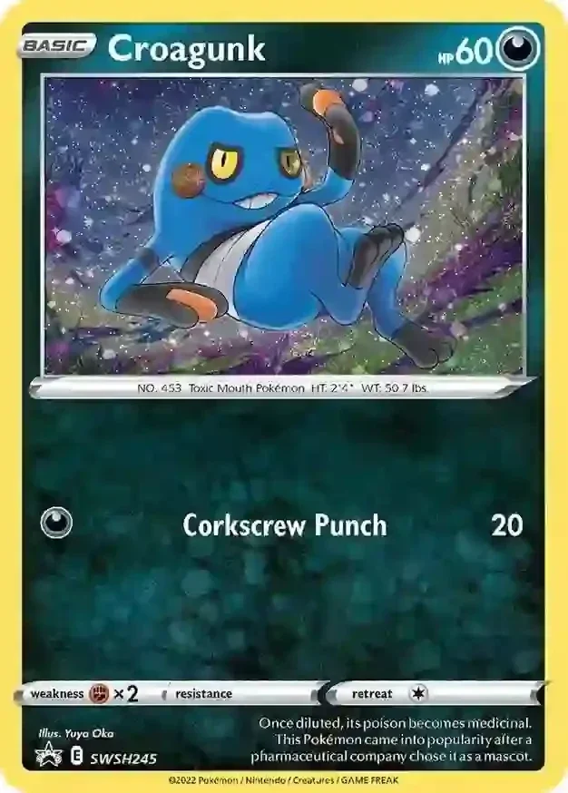 Promo SWSH 245 Croagunk