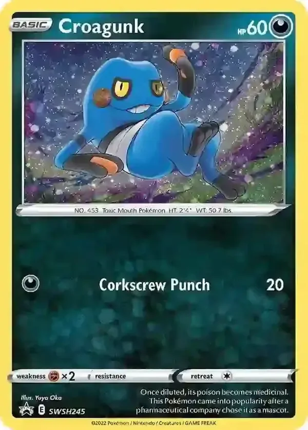 Promo SWSH 245 Croagunk