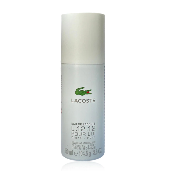 Déodorant spray Lacoste Blanc Pure 150 ml, Homme