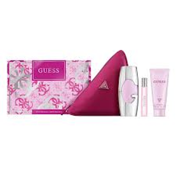 Coffret Guess 4 pièces Eau de Parfum 75 ml (avec pochette triangulaire) Femme
