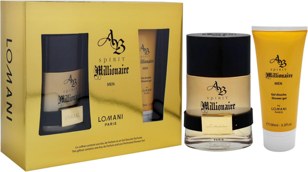 Lomani AB Spirit Millionaire pour homme Coffret cadeau 2 pièces