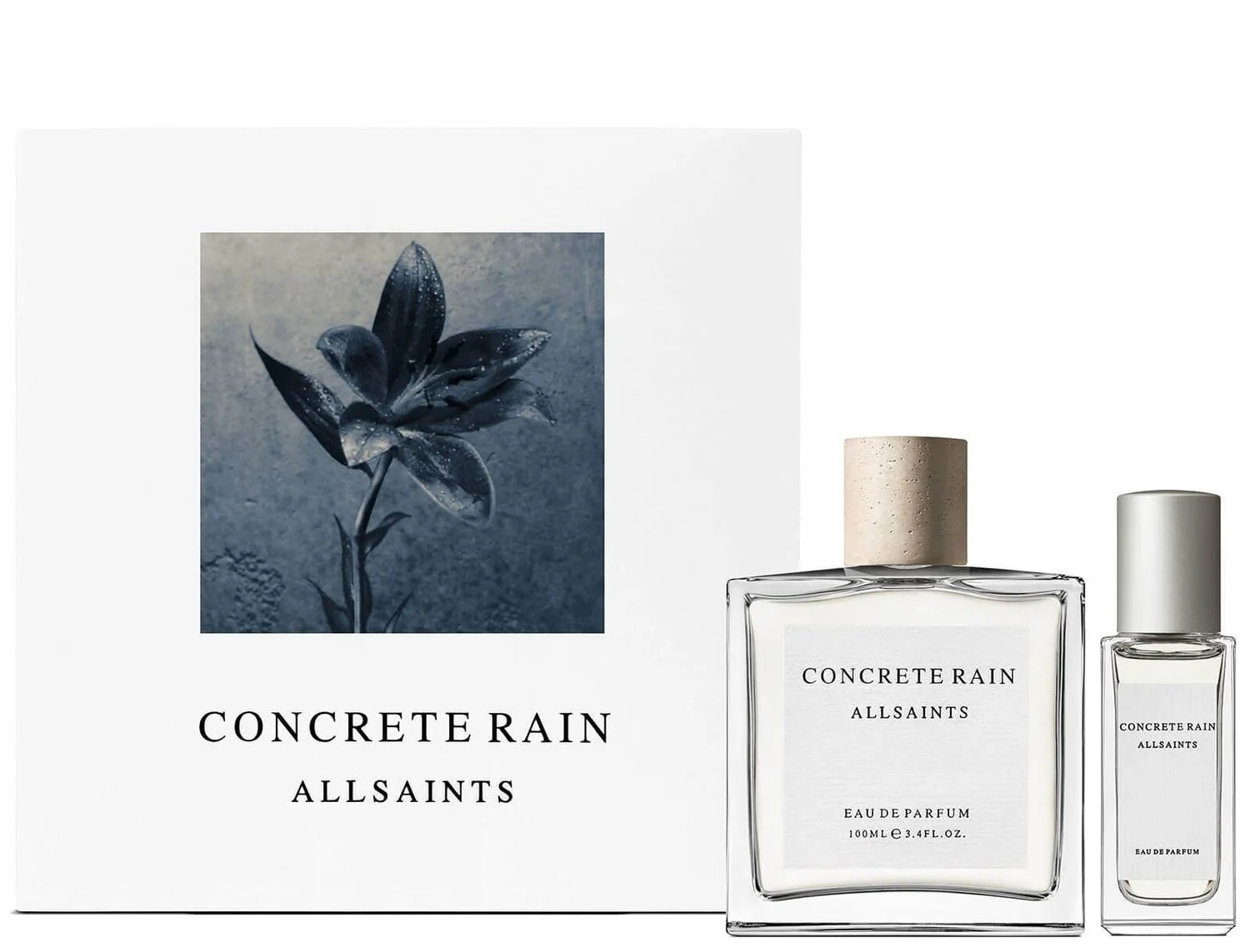 Coffret cadeau Allsaints Concrete Rain 2 pièces 100 ml Eau de Parfum Femme, Homme